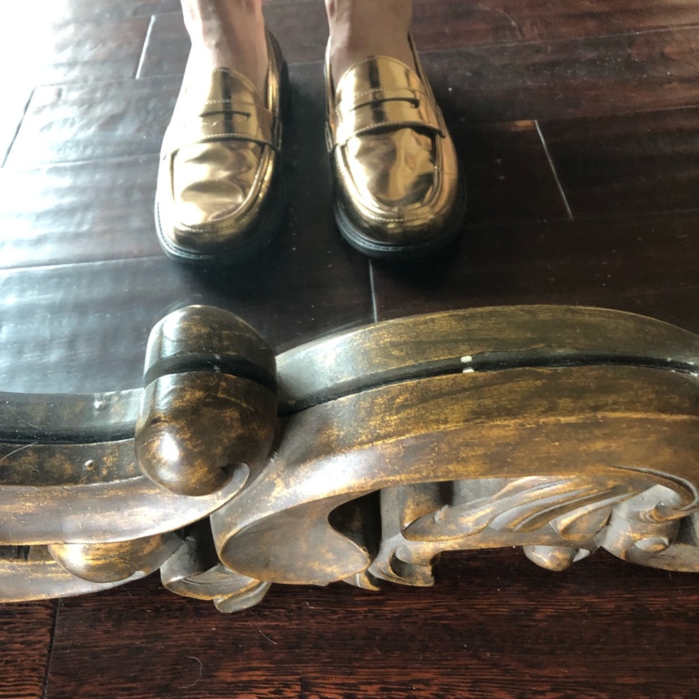 Cole Haan Shiny Gold Loafers - Picture 7 of 8